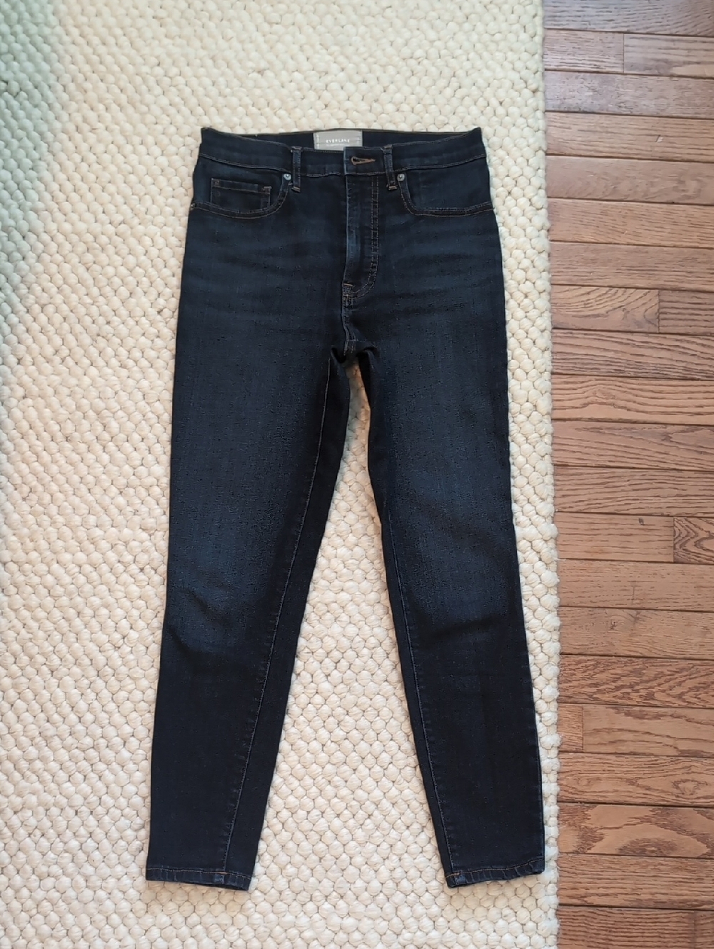 Everlane Women's Skinny Ankle Jeans in Dark Indigo